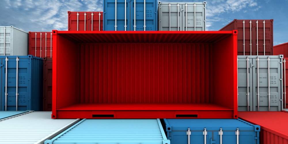 Contêineres vazios já representam 41% do transporte mundial