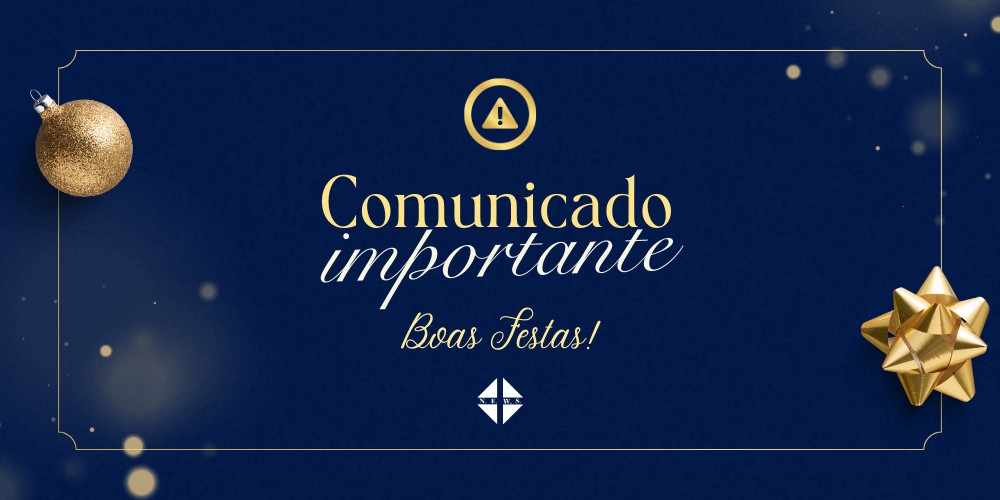 Comunicado sobre operação no final de ano