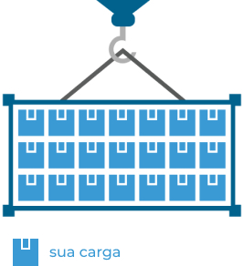 Ilustração da modalidade Full Container Load.